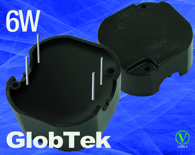 Available in versions delivering a regulated output voltage from 3.3V to 55V (in 0.1V increments) with a continuous output of up to 6W, GlobTek’s GT-91114-XXYY-PP family of Level V power supplies is... Available in versions delivering a regulated output voltage from 3.3V to 55V (in 0.1V increments) with a continuous output of up to 6W, GlobTek’s GT-91114-XXYY-PP family of Level V power supplies is...